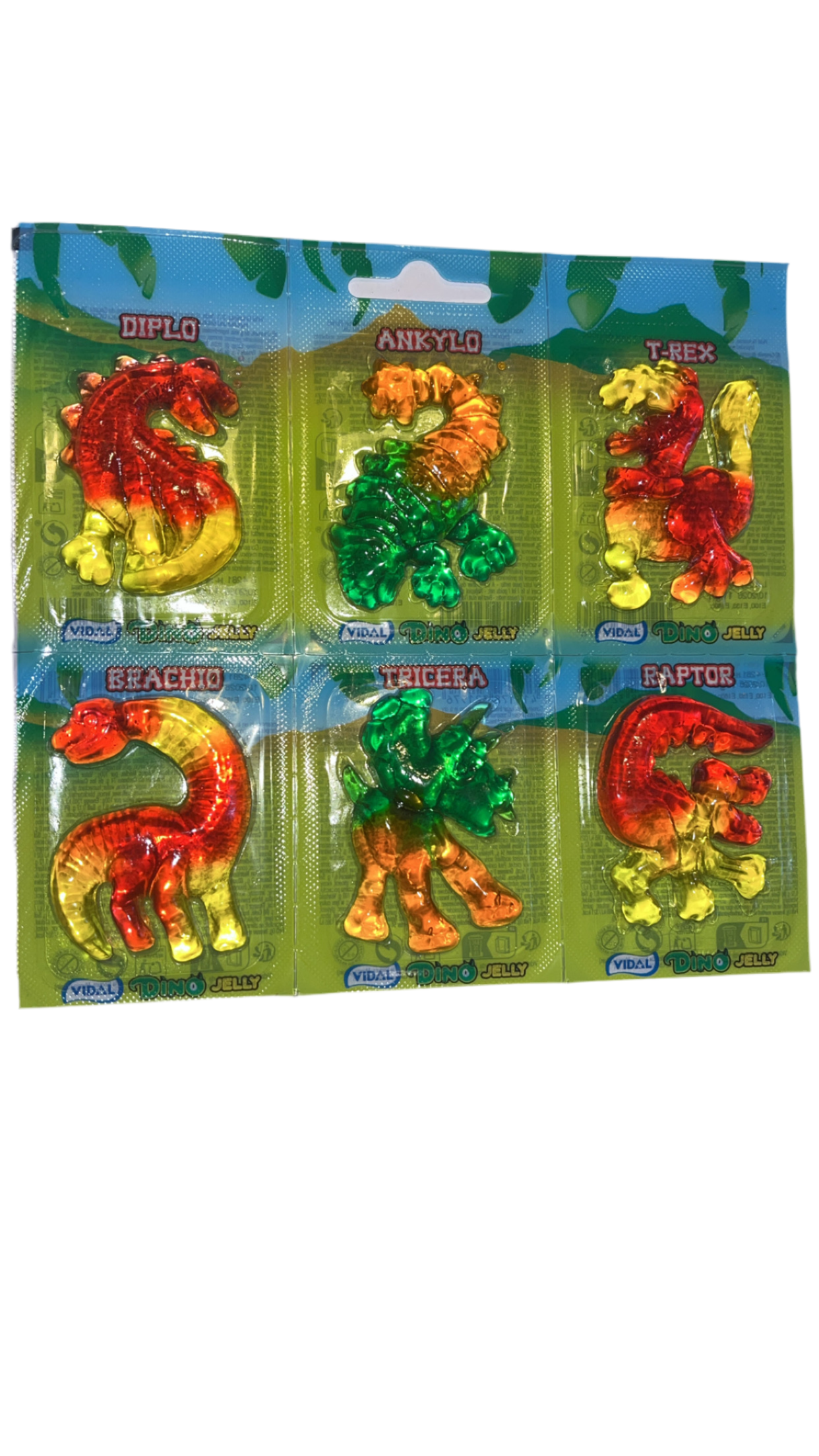 Dino Jelly Sweets (Pack of 6)