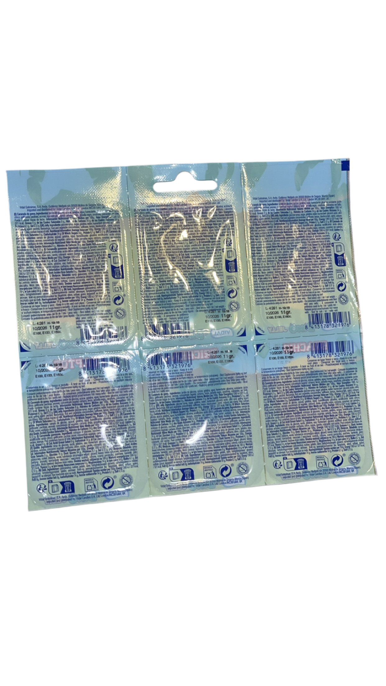 Dino Jelly Sweets (Pack of 6)