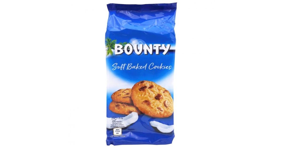 Bounty Soft Baked Cookies 180g (IE) BBF 5/25