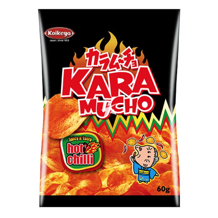 Koikeya Kara Mucho Hot Chilli Spicy Potato Snacks 60g (Japan)