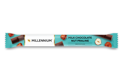 Millennium Milk Chocolate Nut Praline 38g (Ukraine)