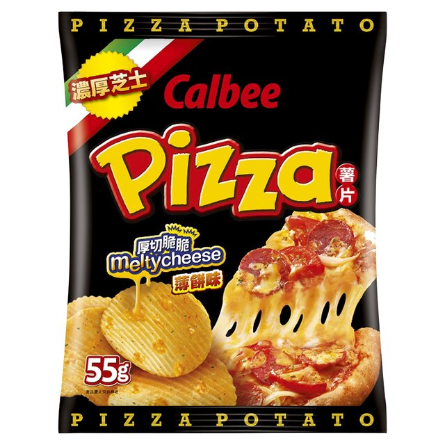 Calbee Pizza Potato Chips (China)