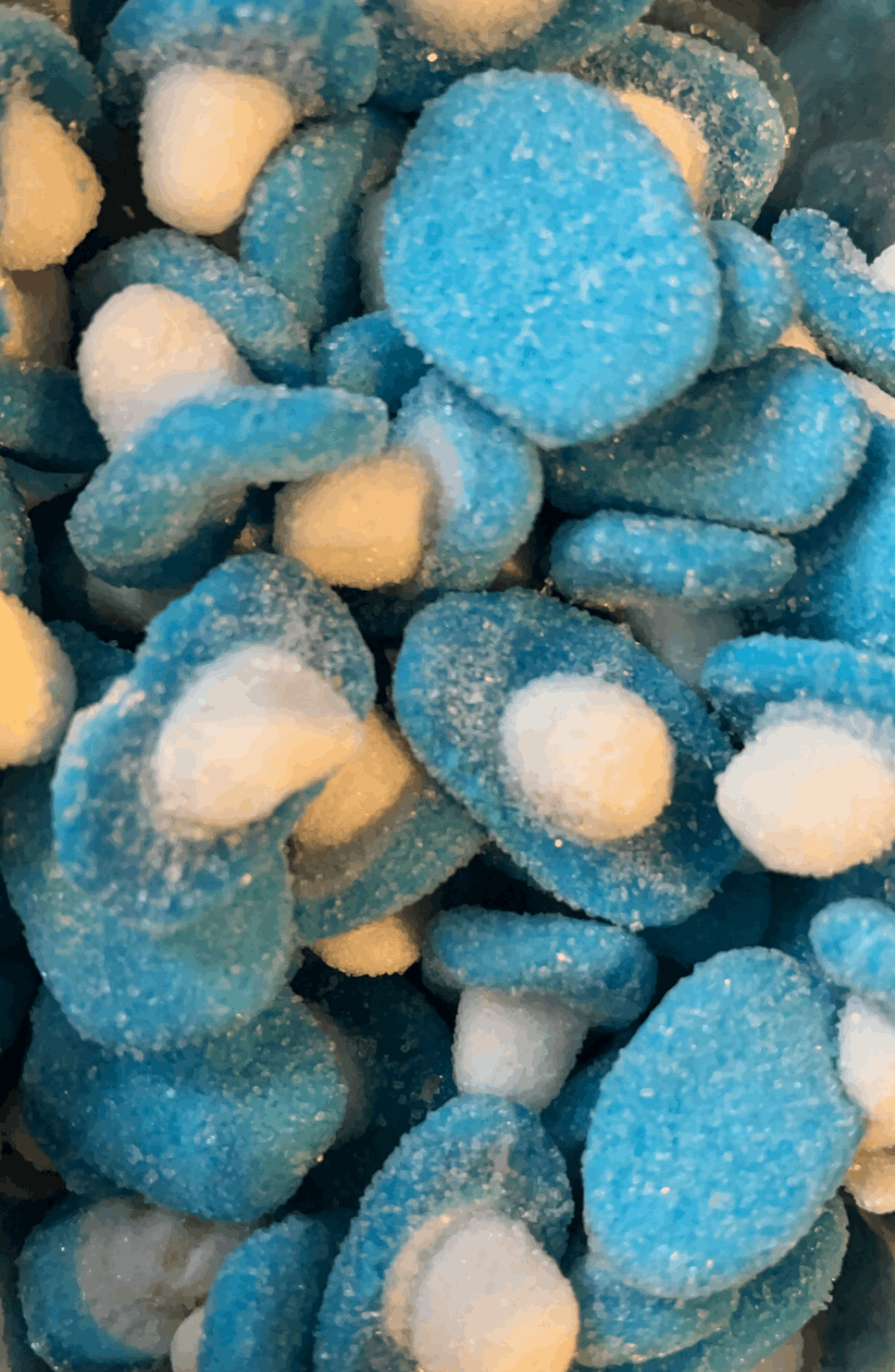 Fizzy Blue Mushrooms (Halal)