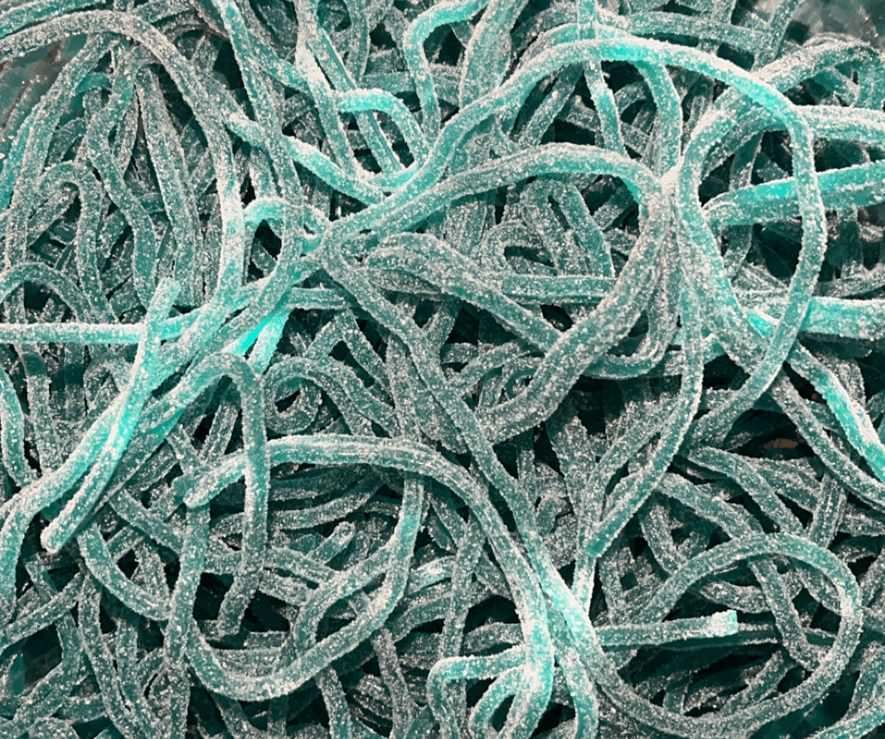 Vegan Fizzy Blue Raspberry Laces (Halal)