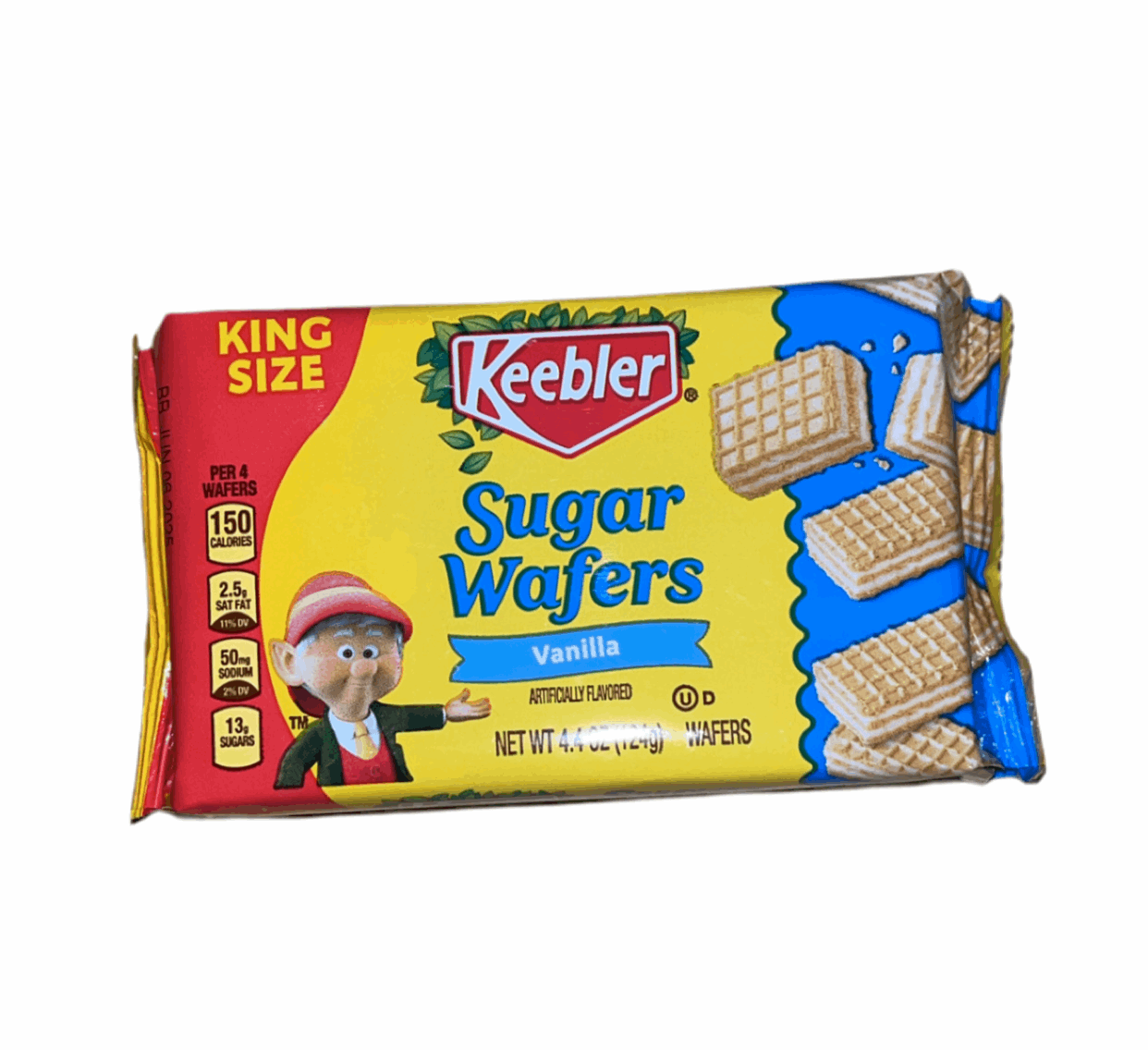 Keebler Sugar Wafers Vanilla King Size 124g (USA)