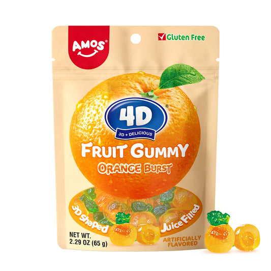 4D Fruit Gummy Orange Burst (65g)