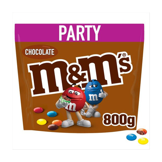 M&Ms Chocolate Flavour Party Size 800g