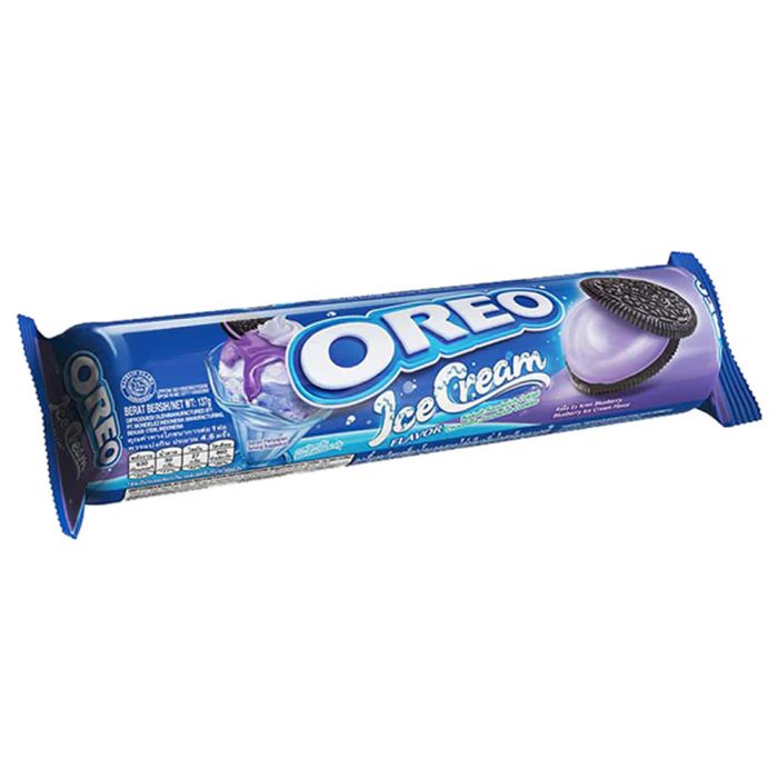 Oreo Blueberry Ice Cream (Malaysia, Halal)